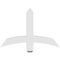 Ekena Millwork Bellingham Architectural Grade PVC Gable Bracket, 36"W x 24"H x 4"D x 4"F, 16/12 Pitch GBP036X24X0404BEL00 - alternate 2